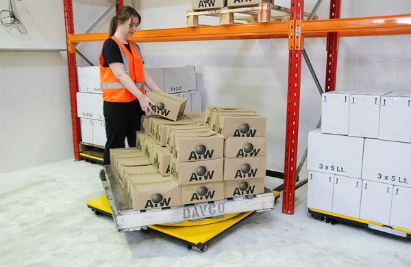 Easi Picker Standard featuring a rotating top for 360° pallet access.